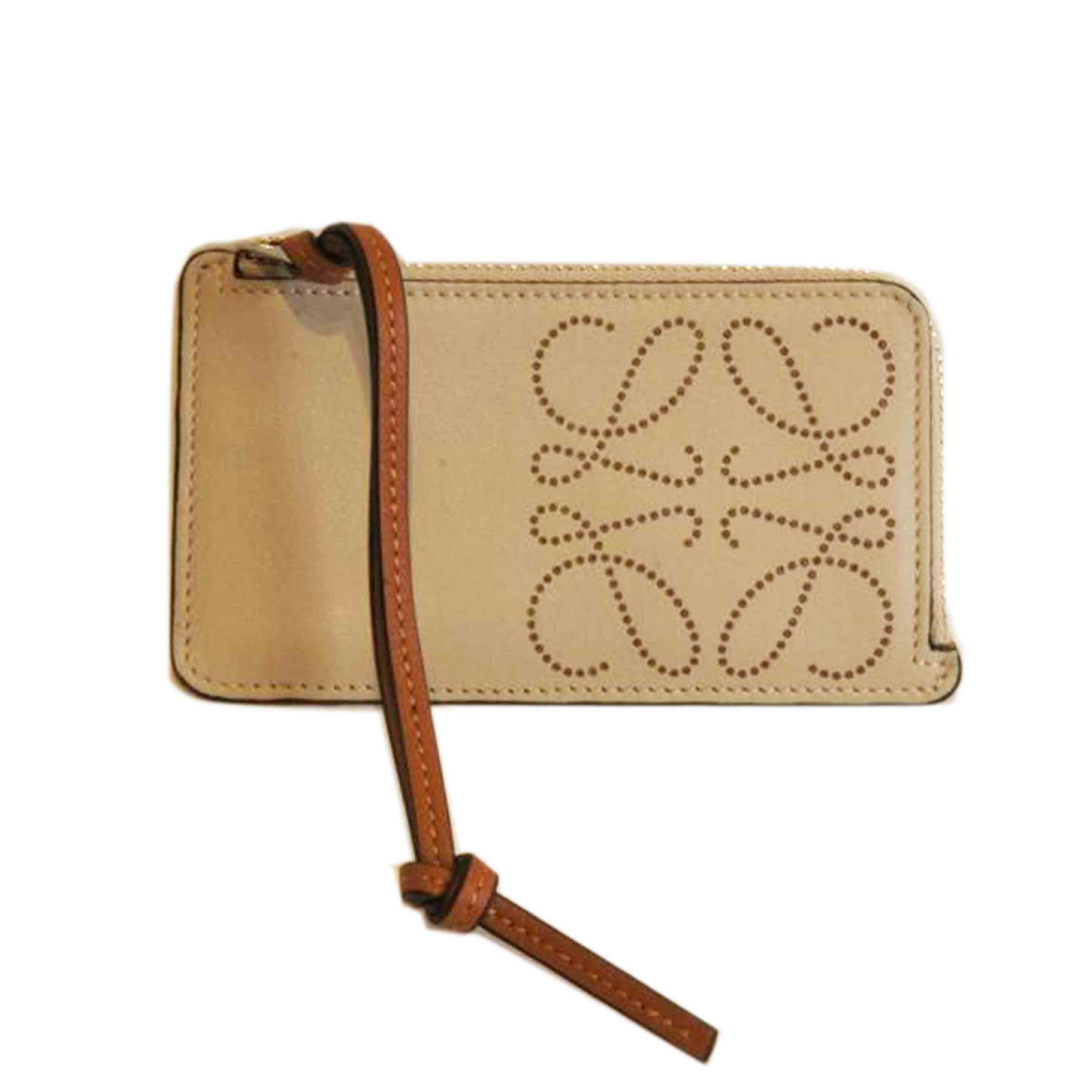 LOEWE ロエベ/アナグラムロゴカーフスキンレザーカード&コインケース//262***/Aランク/92