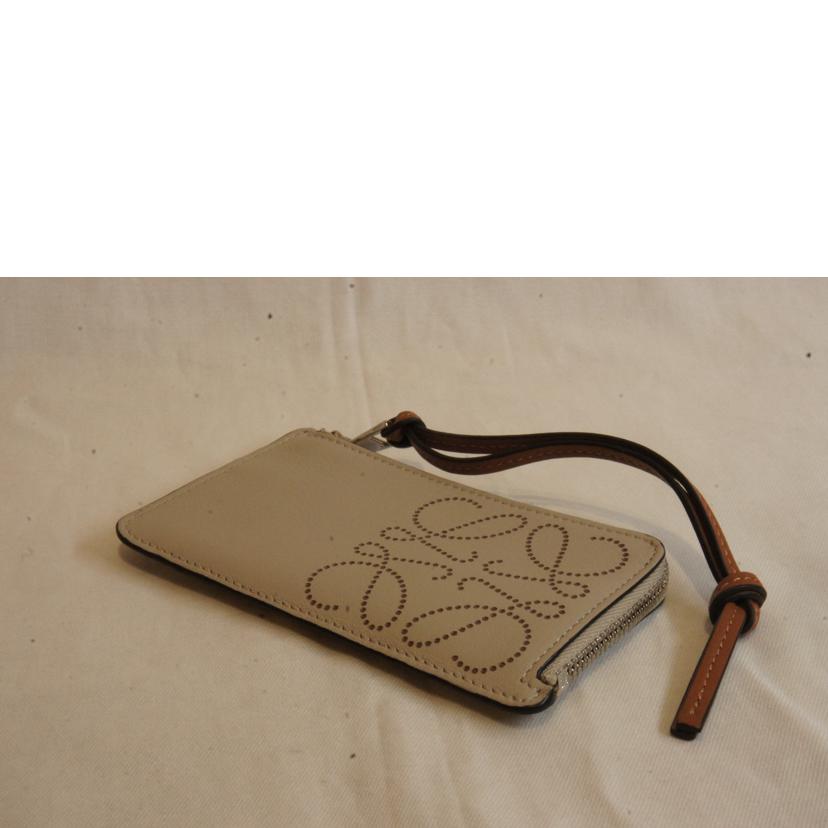LOEWE ロエベ/アナグラムロゴカーフスキンレザーカード&コインケース//262***/Aランク/92
