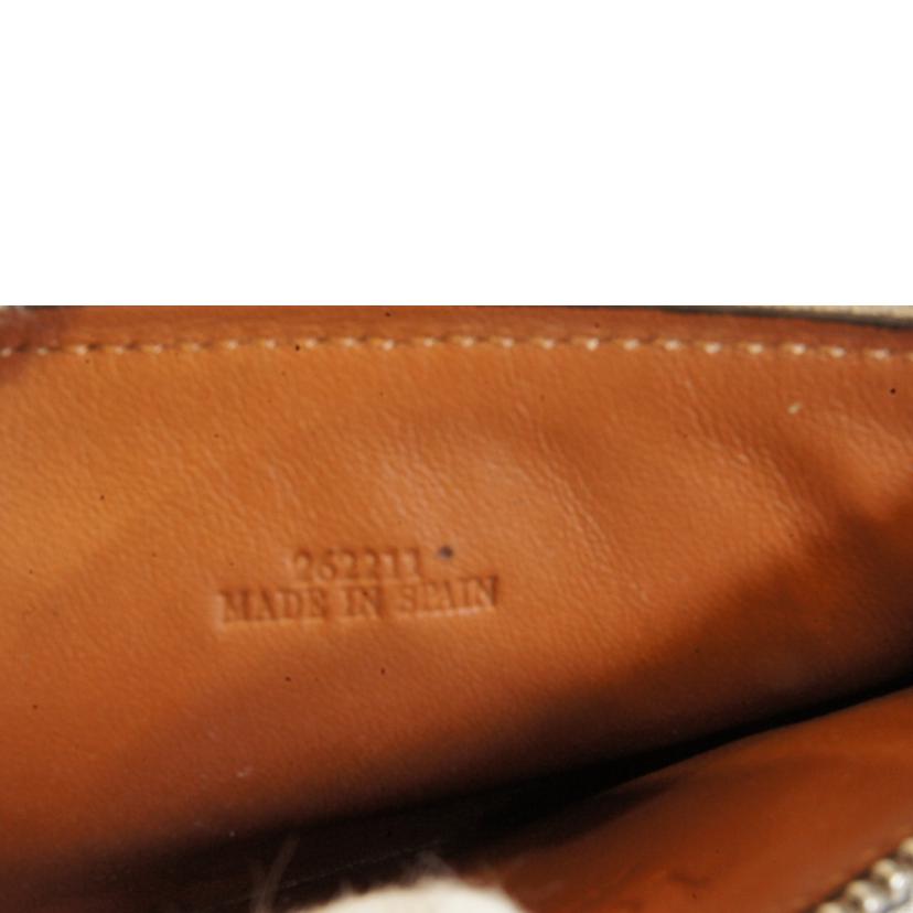 LOEWE ロエベ/アナグラムロゴカーフスキンレザーカード&コインケース//262***/Aランク/92