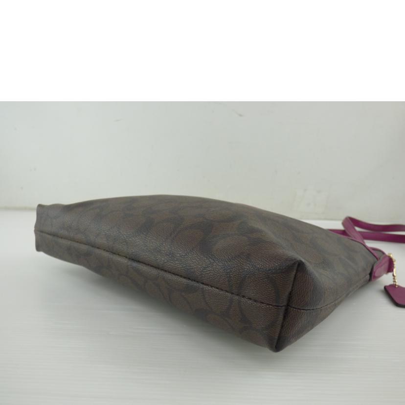 COACH コーチ/シグネチャーPVCレザーショルダー/F34938//D16**/Bランク/64