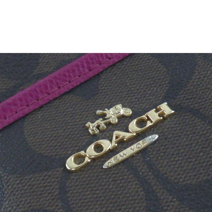 COACH コーチ/シグネチャーPVCレザーショルダー/F34938//D16**/Bランク/64