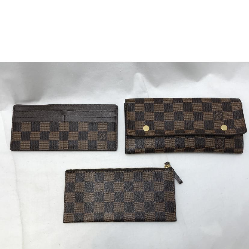 LV ルイヴィトン/ポルトフォイユ ロン モデュラブル ダミエ/N63093//MI2***/ABランク/51