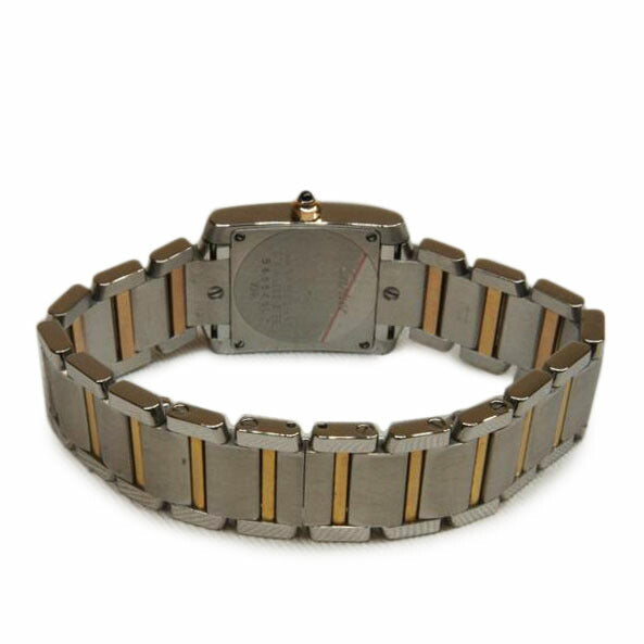 Cartier カルティエ/タンクフランセーズSM/ピンクシェル文字盤/コンビ/QZ/W51027Q4//566*****/Aランク/92