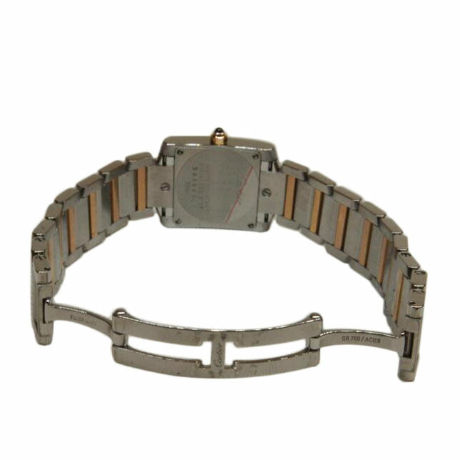 Cartier カルティエ/タンクフランセーズSM/ピンクシェル文字盤/コンビ/QZ/W51027Q4//566*****/Aランク/92