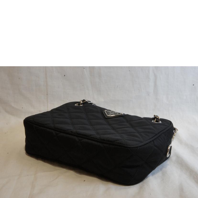 PRADA プラダ/キルティングナイロン2WAYブラック/1BH910//197/Aランク/92