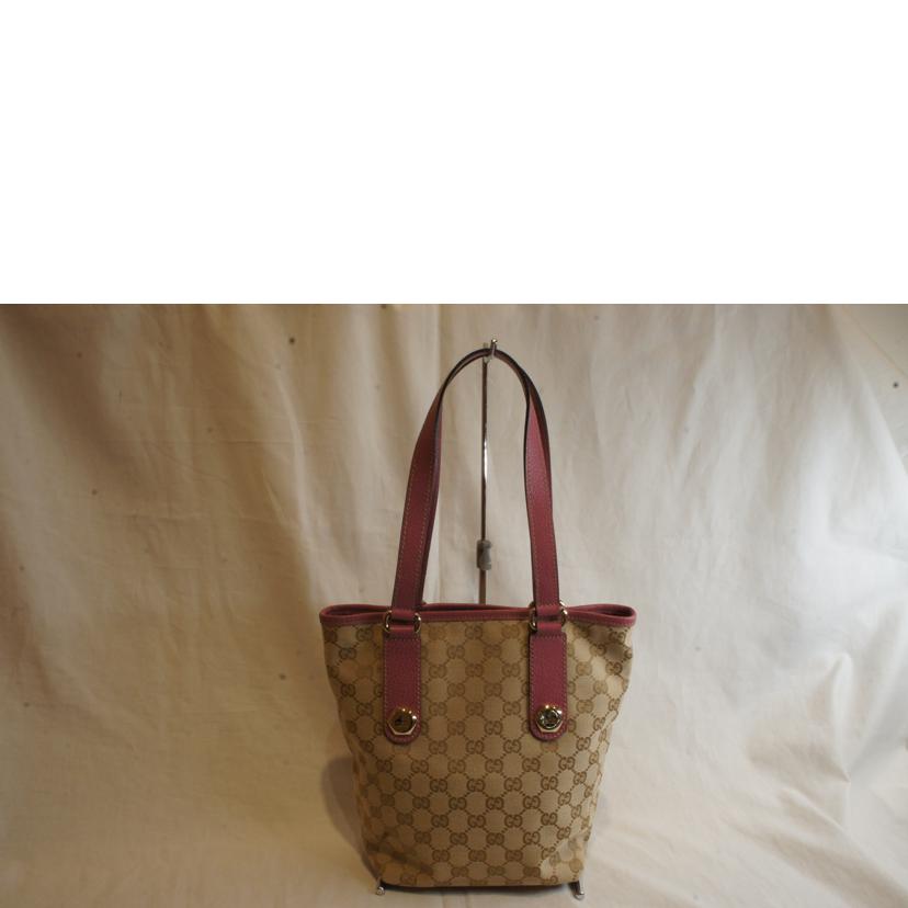 GUCCI グッチ/GGキャンバストートバッグピンク/153361//203***/Aランク/92