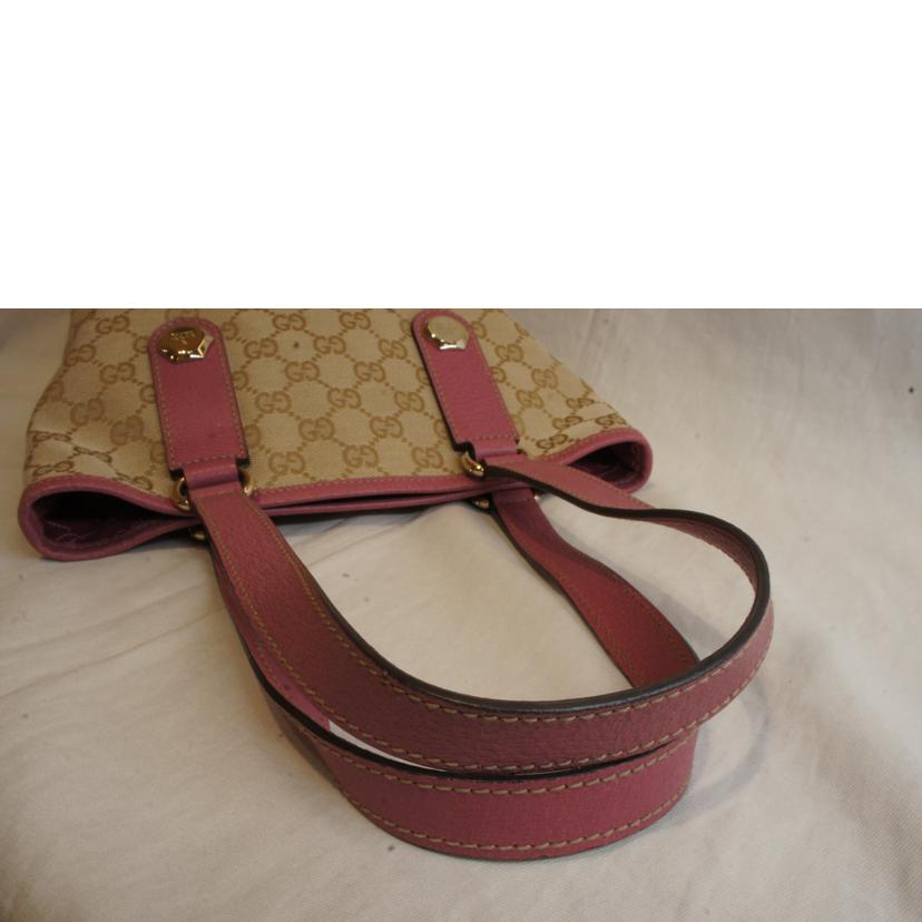 GUCCI グッチ/GGキャンバストートバッグピンク/153361//203***/Aランク/92