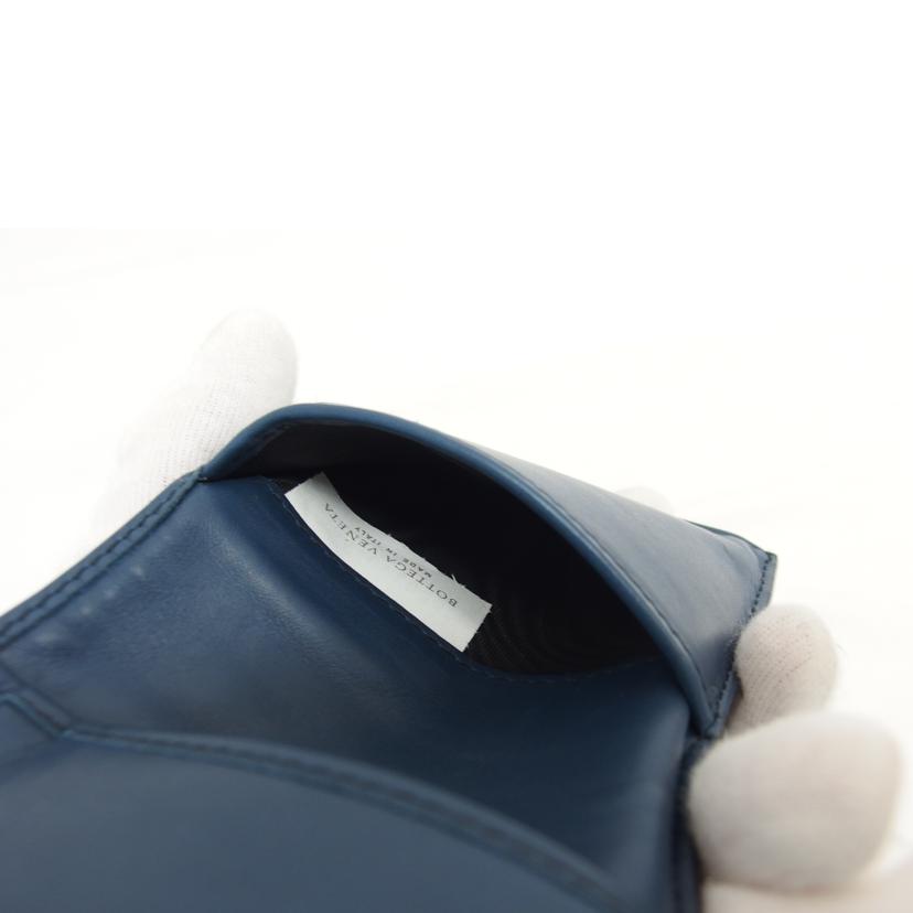 BOTTEGA VENETA ボッテガヴェネタ/二つ折りコンパクト財布/ネイビー//P00*******/ABランク/04