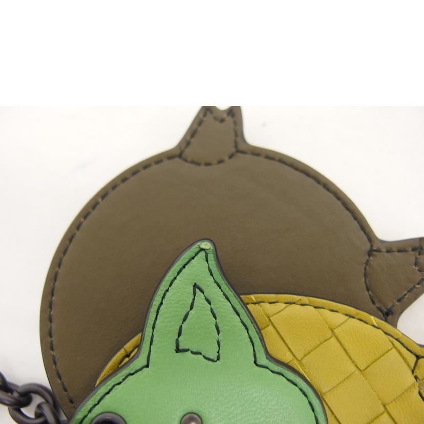 BOTTEGA ボッテガ/バッグチャーム/ぶた/イントレチャート マルチカラー//ABランク/04