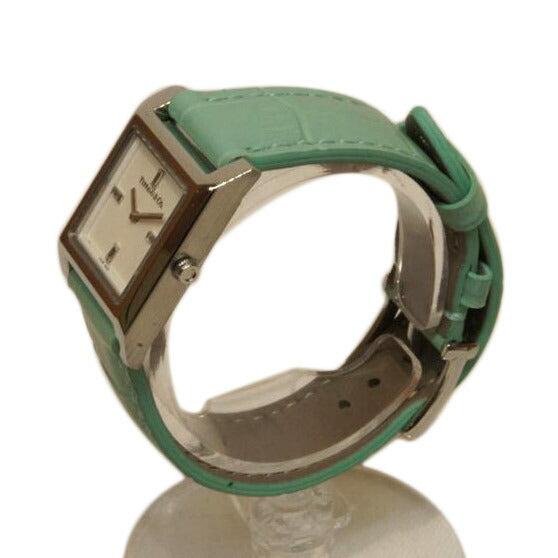 TIFFANY&CO ティファニー/1837メイカーズスクエア4PダイヤSS/QZ/レザーベルト//121******/ABランク/92