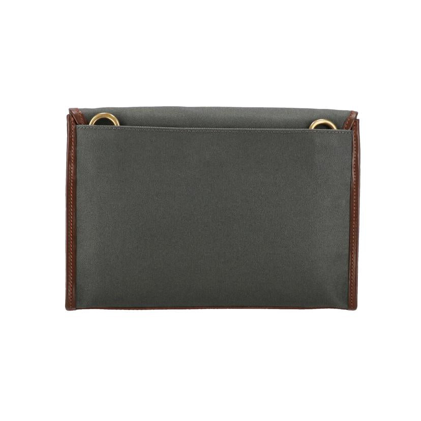 Paul Stuart ポール・スチュアート/オイルドキャンバス クラッチバッグ/1121-15-0203-51//Aランク/09