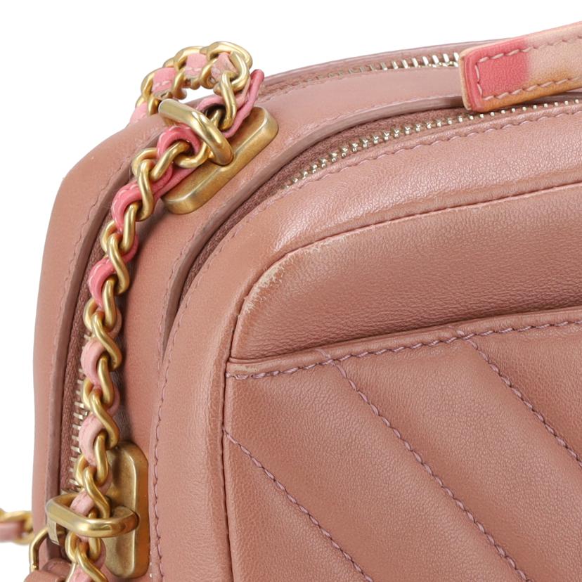 CHANEL シャネル/ミニチェーンショルダーGOLD金具//253*****/Bランク/75