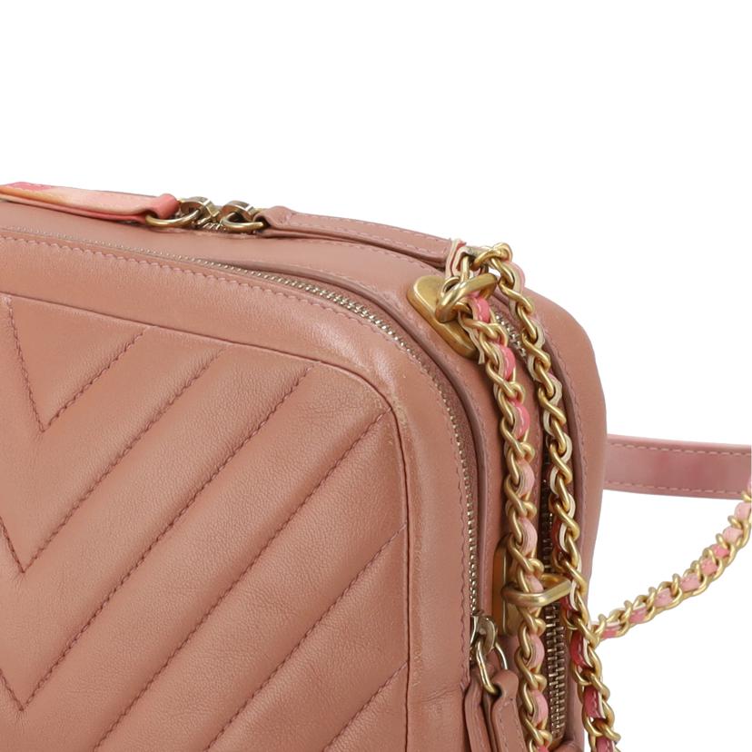 CHANEL シャネル/ミニチェーンショルダーGOLD金具//253*****/Bランク/75