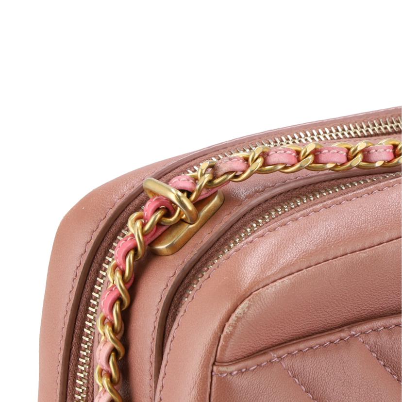 CHANEL シャネル/ミニチェーンショルダーGOLD金具//253*****/Bランク/75