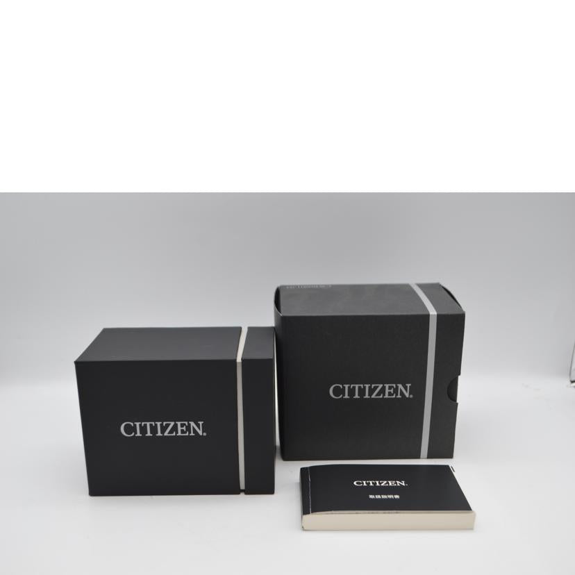 CITIZEN シチズン/エコドライブクロノグラフ電波ソーラーデイト/E610-S074321//941******/ABランク/89