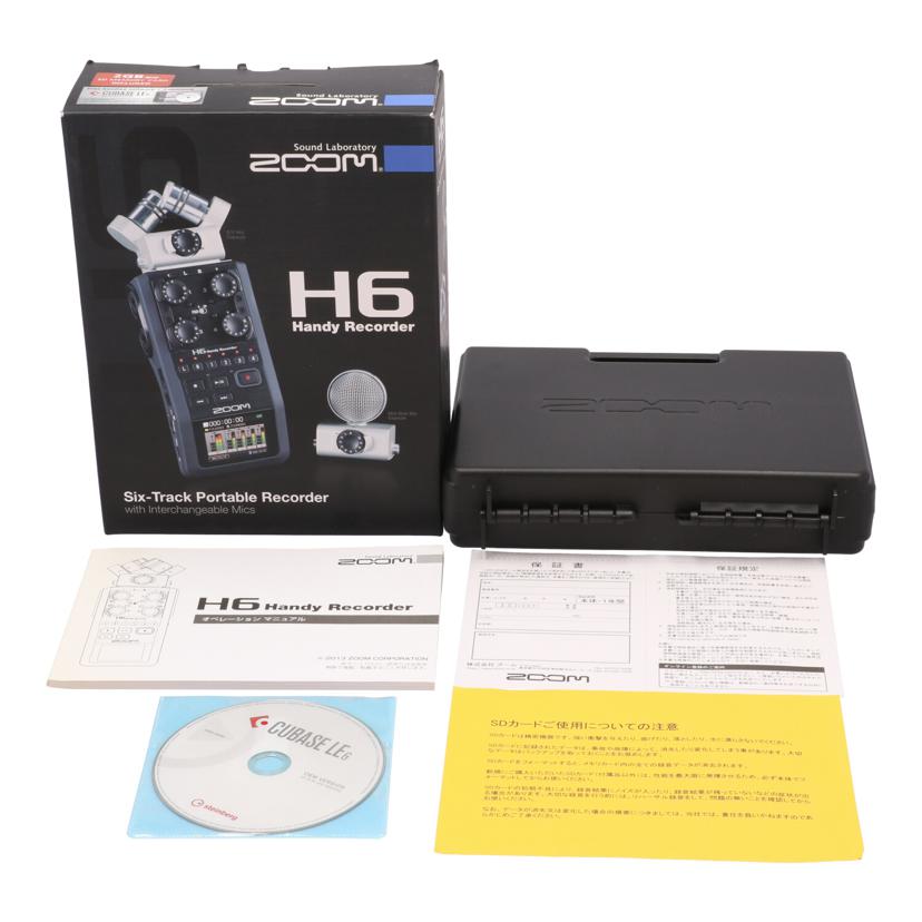 ZOOM ズーム/ハンディレコーダー/H6//B43002063/Cランク/85