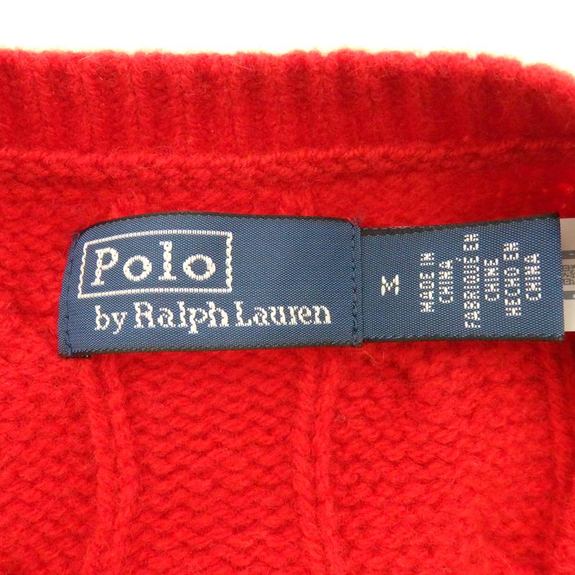 POLO by Ralph Lauren/ケーブルニット ウール・カシミヤ混カーディガン /03945310963//Aランク/77