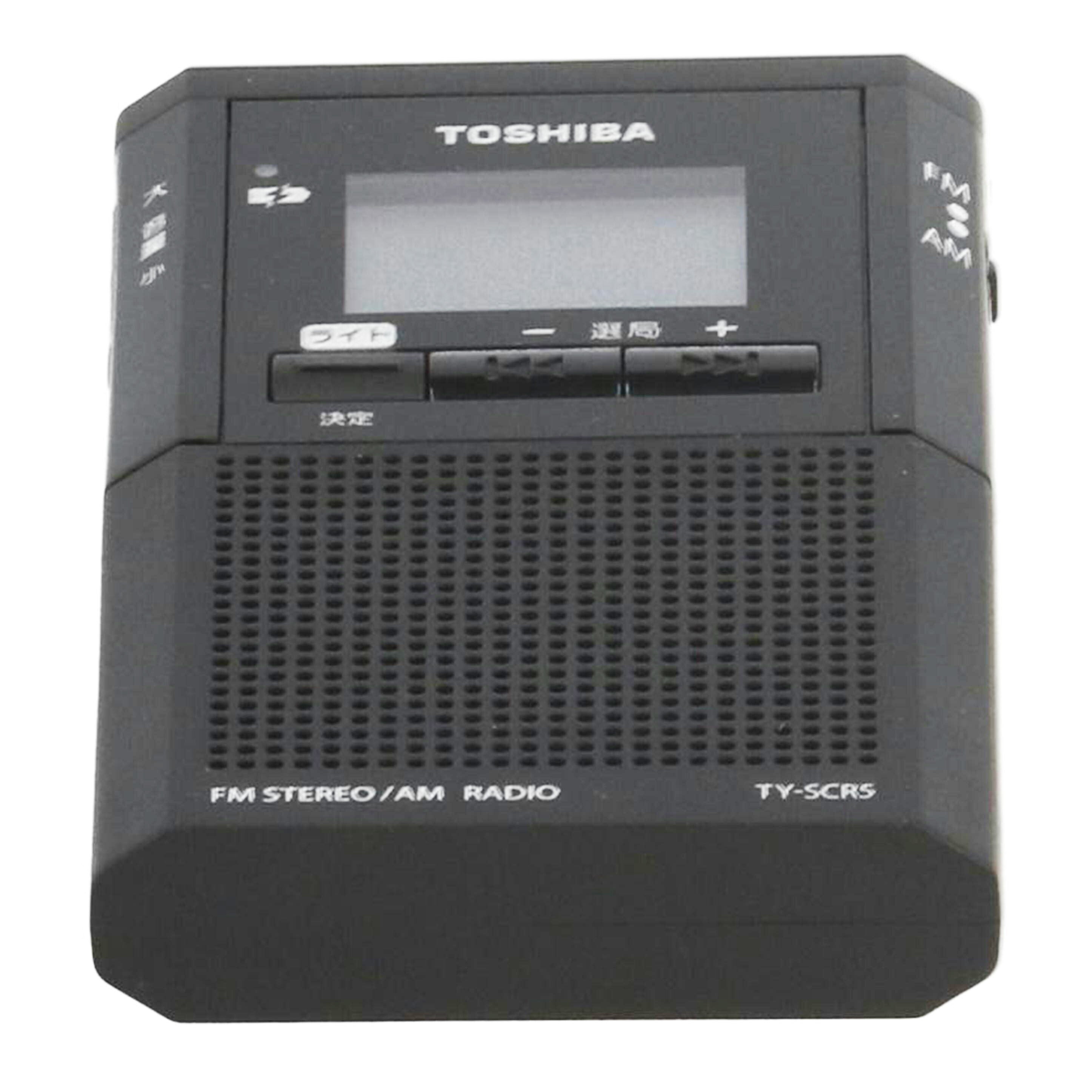 TOSHIBA 東芝 /ポケットラジオ/TY-SCR5//220505160K0/Bランク/84