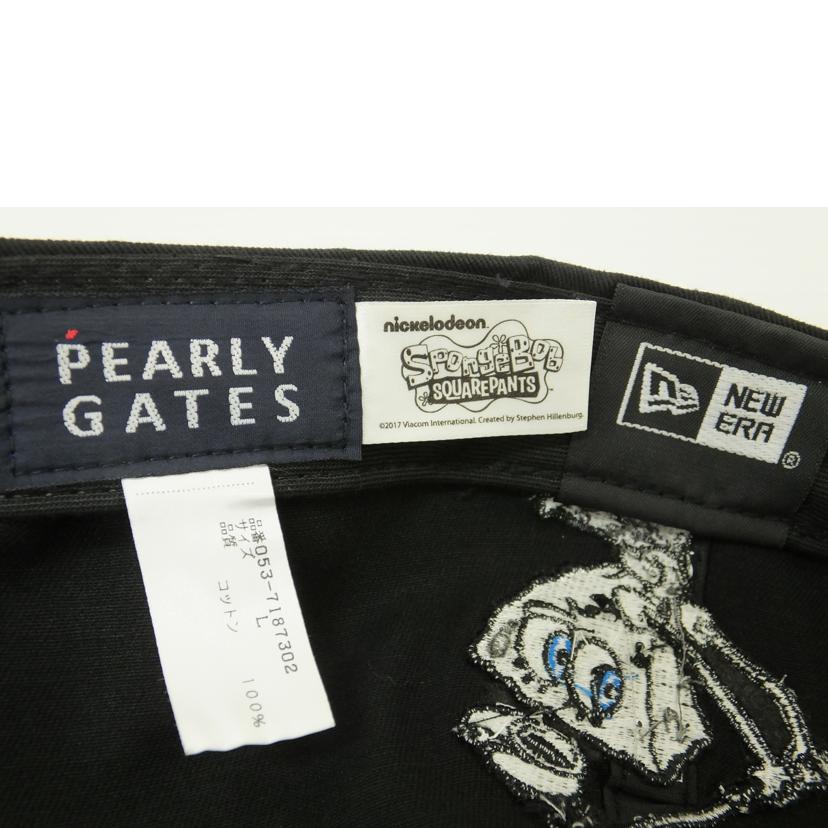 NEWERA×PEARLY GATES ニューエラxパーリーゲイツ/スポンジボムコラボキャップ/053-7187302//ABランク/88
