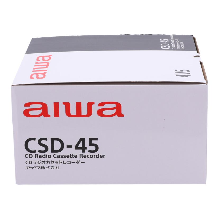 AIWA アイワ /CDラジカセ/未使用品/CSD-45//221139379/Sランク/69