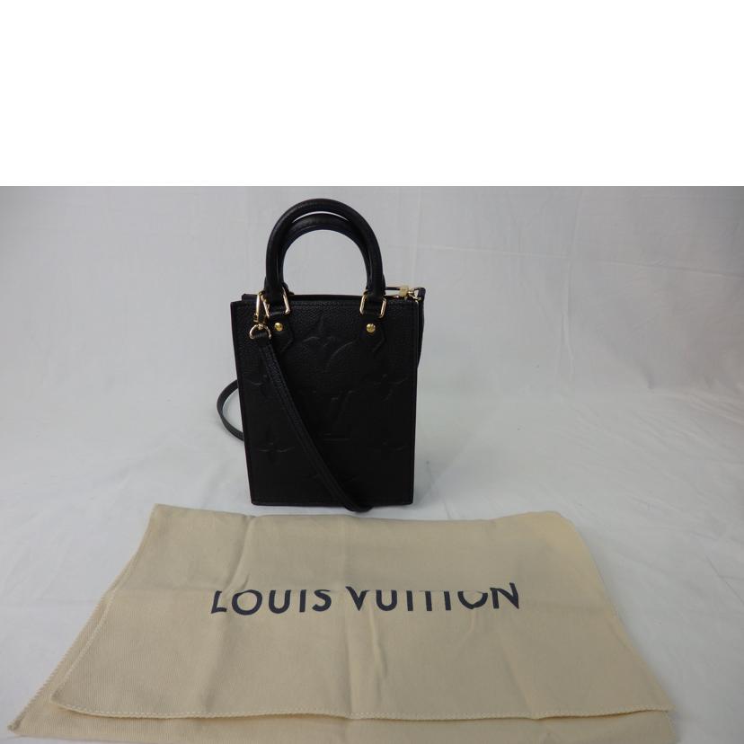LV ルイヴィトン/プティット・サックプラ/モノグラム・アンプラント/ノワール/M81417//SP0***/SAランク/84