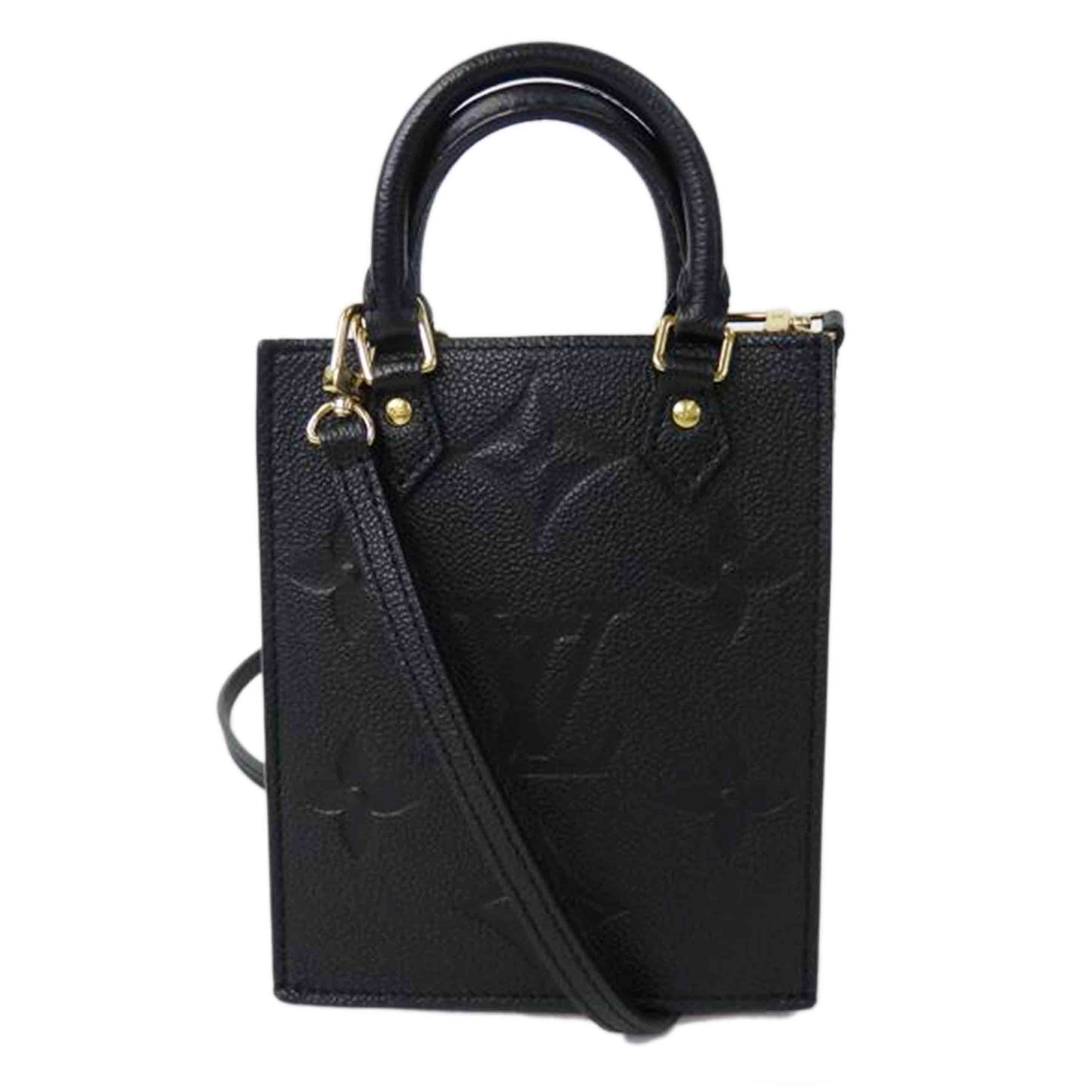 LV ルイヴィトン/プティット・サックプラ/モノグラム・アンプラント/ノワール/M81417//SP0***/SAランク/84