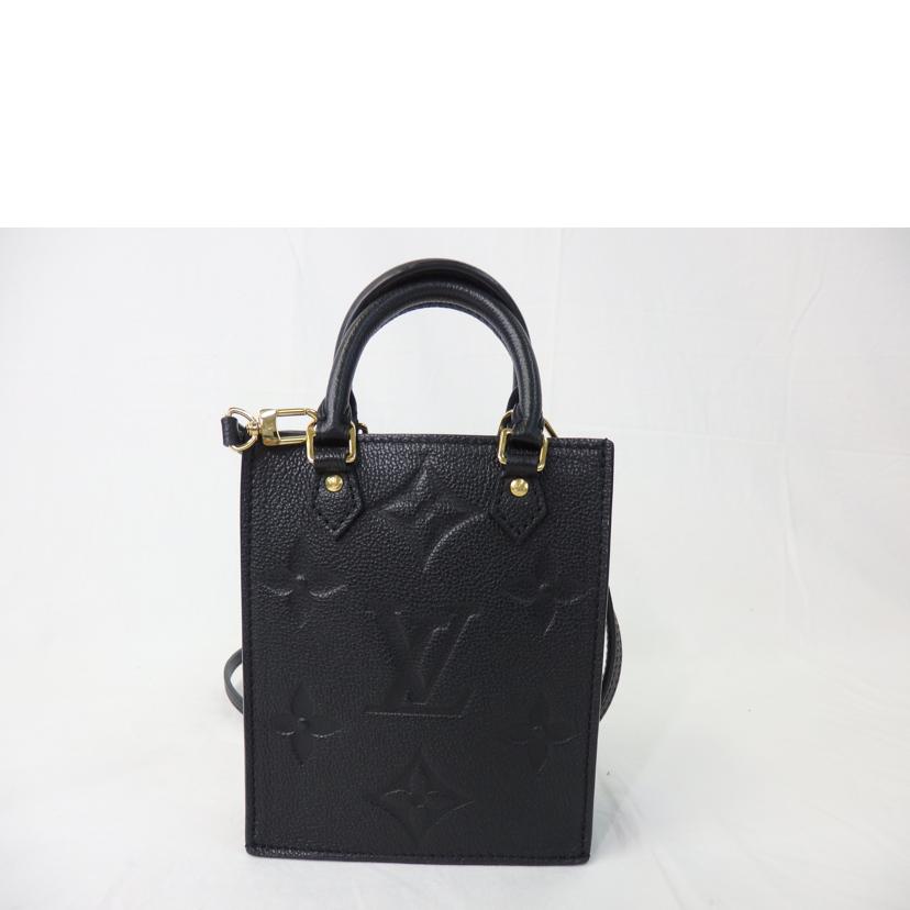 LV ルイヴィトン/プティット・サックプラ/モノグラム・アンプラント/ノワール/M81417//SP0***/SAランク/84