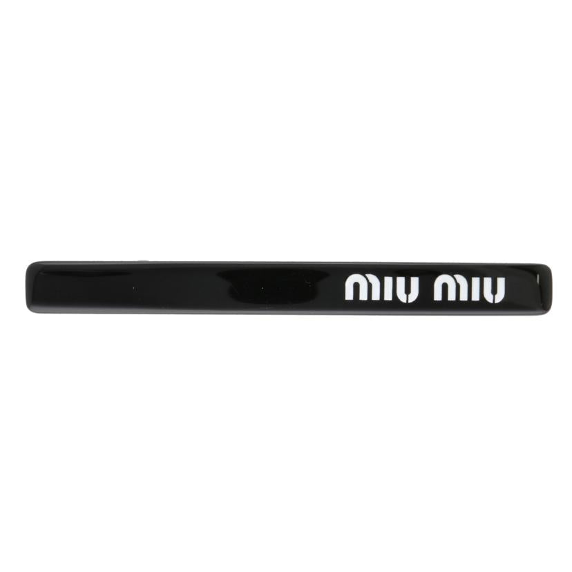 MIUMIU/31 ミュウミュウ/MIUMIU/ヘアバレッタ/ブラック//Aランク/75