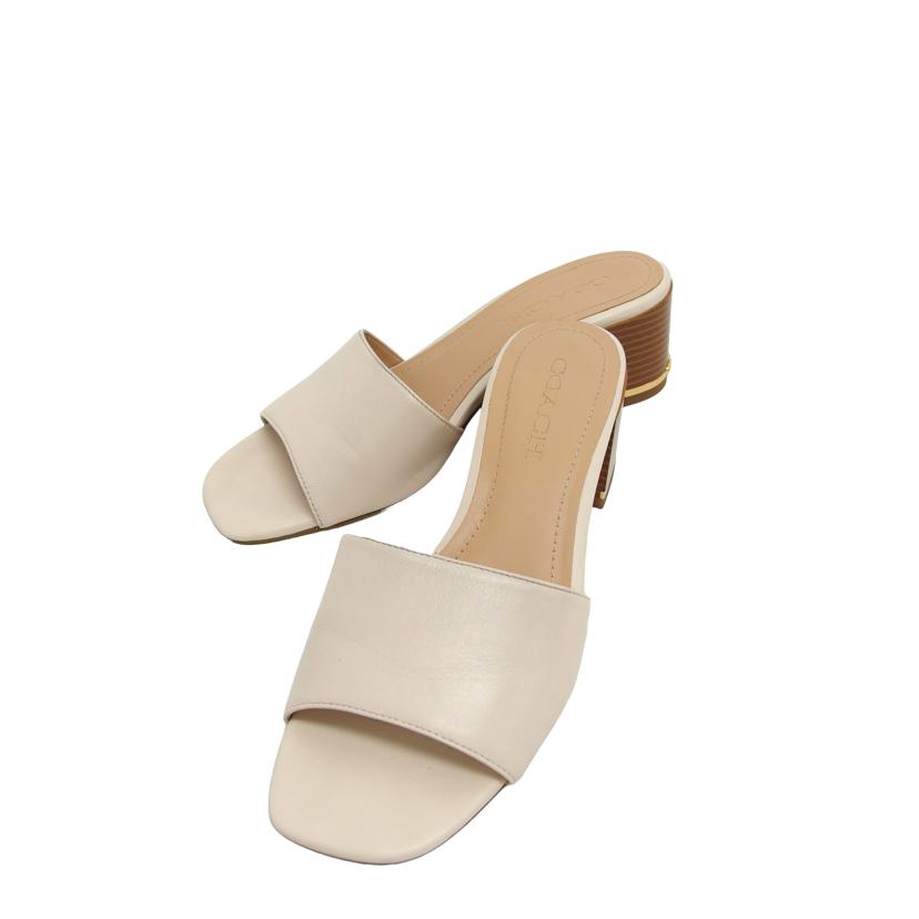 COACH コーチ/マギー レザーミュール/チョーク (24cm)/C2919//ABランク/04