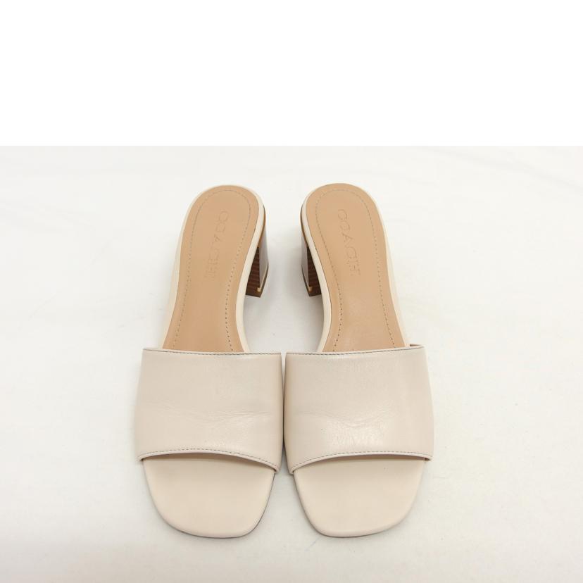 COACH コーチ/マギー レザーミュール/チョーク (24cm)/C2919//ABランク/04