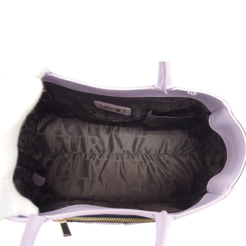 FURLA FURLA/レザートート/ポーチ付/ライトパープル/G6121/S2//177132 32/ABランク/04
