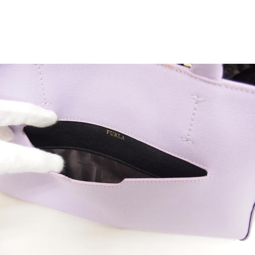 FURLA FURLA/レザートート/ポーチ付/ライトパープル/G6121/S2//177132 32/ABランク/04