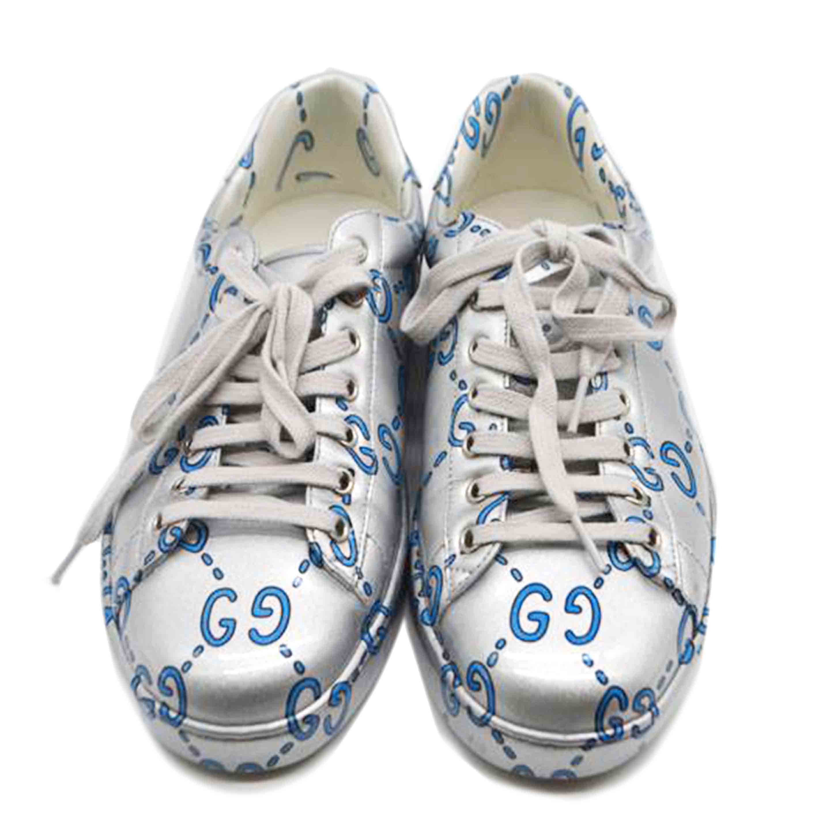 GUCCI グッチ/GGメタリックローカットレザースニーカー/27.0cm/548938//ABランク/89