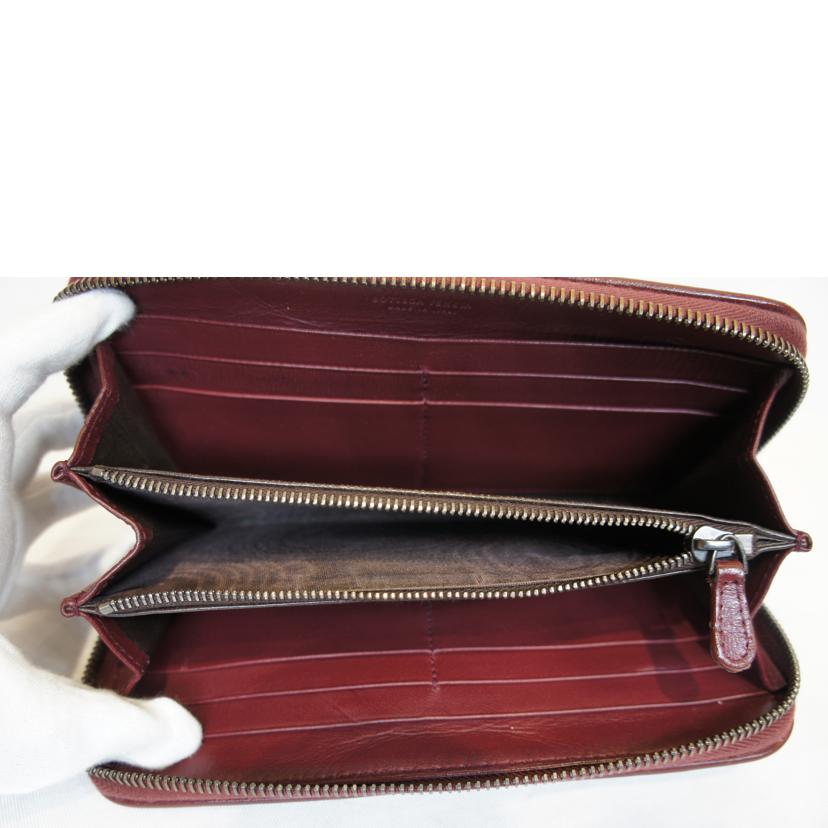 BOTTEGA VENETA ボッテガヴェネタ/イントレチャートパイソンハートラウンドファスナー//SAランク/92