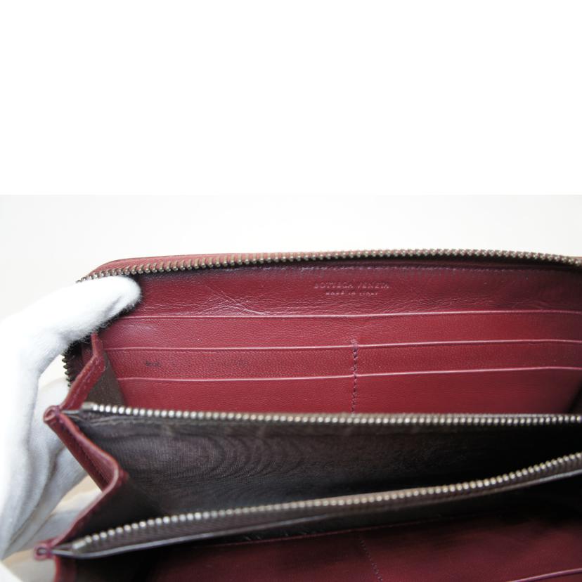 BOTTEGA VENETA ボッテガヴェネタ/イントレチャートパイソンハートラウンドファスナー//SAランク/92