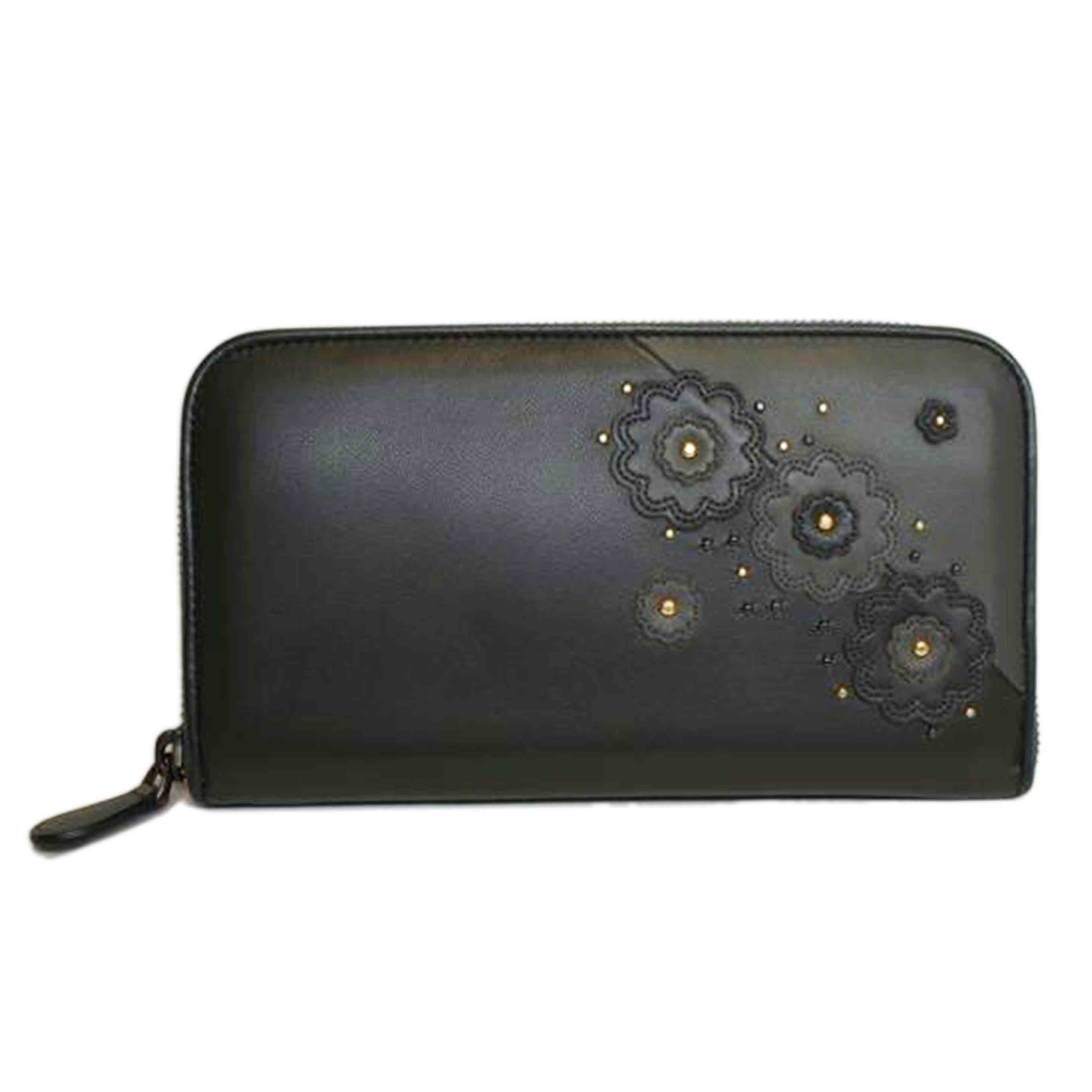 BOTTEGA VENETA ボッテガヴェネタ/HANAMI/NAPPAナッパレザーラウンドファスナー//SAランク/92