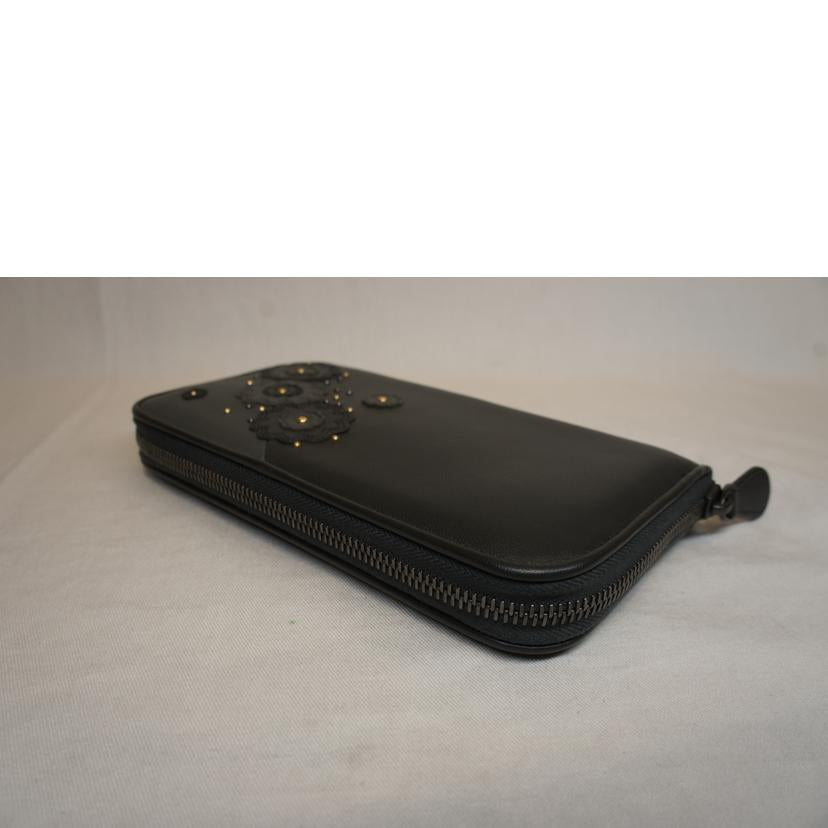 BOTTEGA VENETA ボッテガヴェネタ/HANAMI/NAPPAナッパレザーラウンドファスナー//SAランク/92