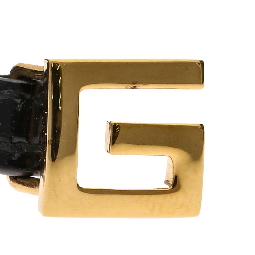 GUCCI/31 グッチ/GUCCI/スクエアGエナメルブレス/ブラック//サイズ:15.6~16.5cm/ABランク/75