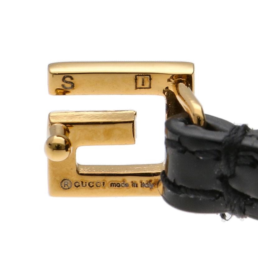 GUCCI/31 グッチ/GUCCI/スクエアGエナメルブレス/ブラック//サイズ:15.6~16.5cm/ABランク/75