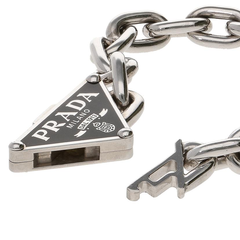 PRADA/31 プラダ/PRADA/925 トライアングルシンボルブレス/1JB303//E00401082327F16B/Aランク/75