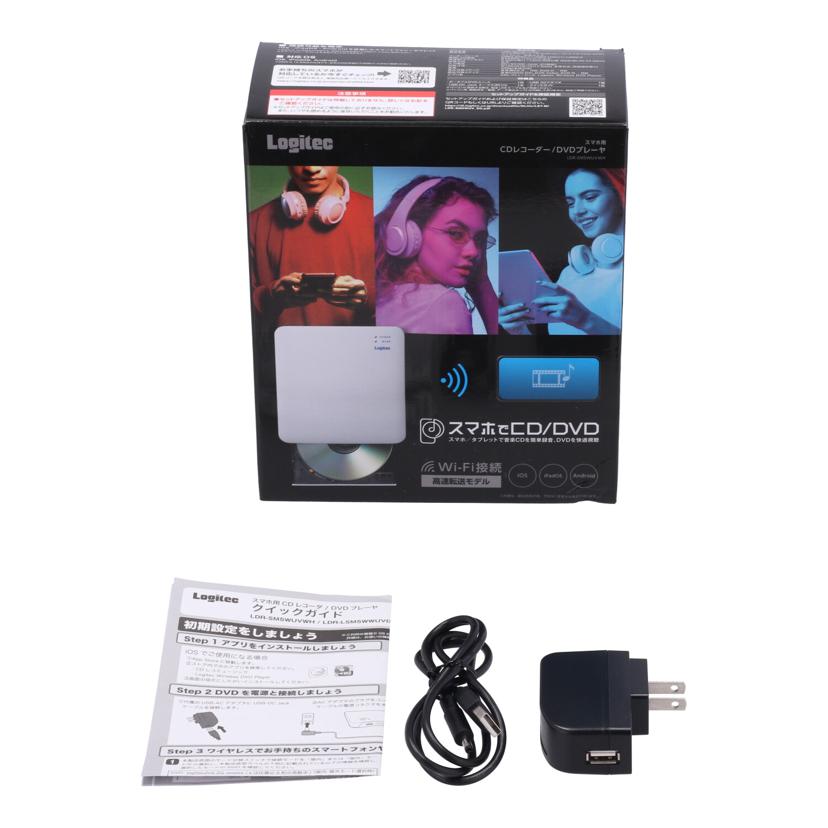 Logitec ロジテック /スマホでCD/DVD/LDR-SM5WUVWH//2CG361000865A/Aランク/69