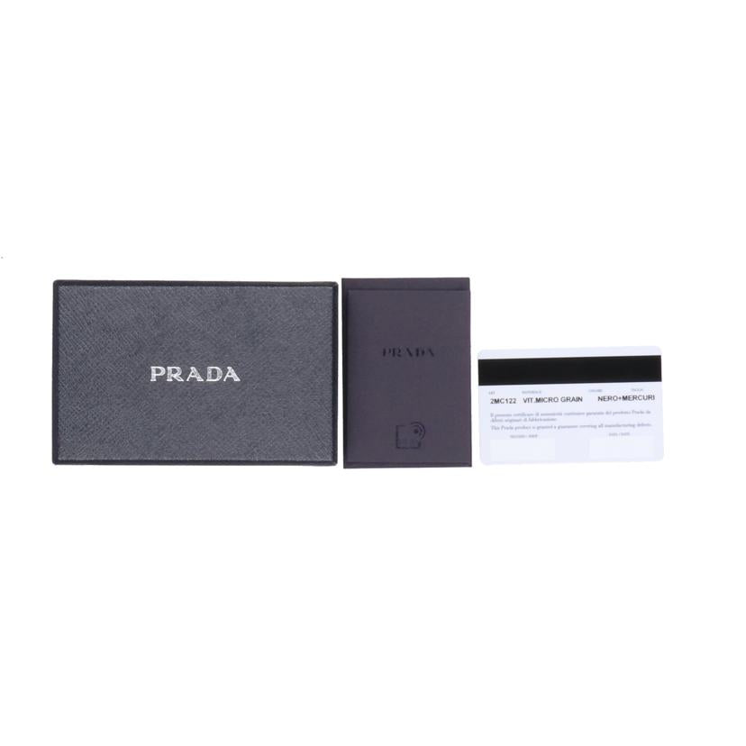 PRADA プラダ/PRADA/カードケース/ブラック/2MC122//SAランク/75