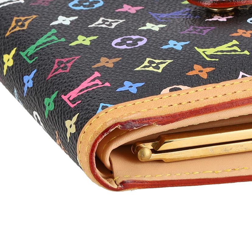 LOUIS VUITTON ルイヴィトン/ポルト モネ ビエ ヴィエノワ/マルチカラー ブラック /M92988//TH0***/Aランク/75