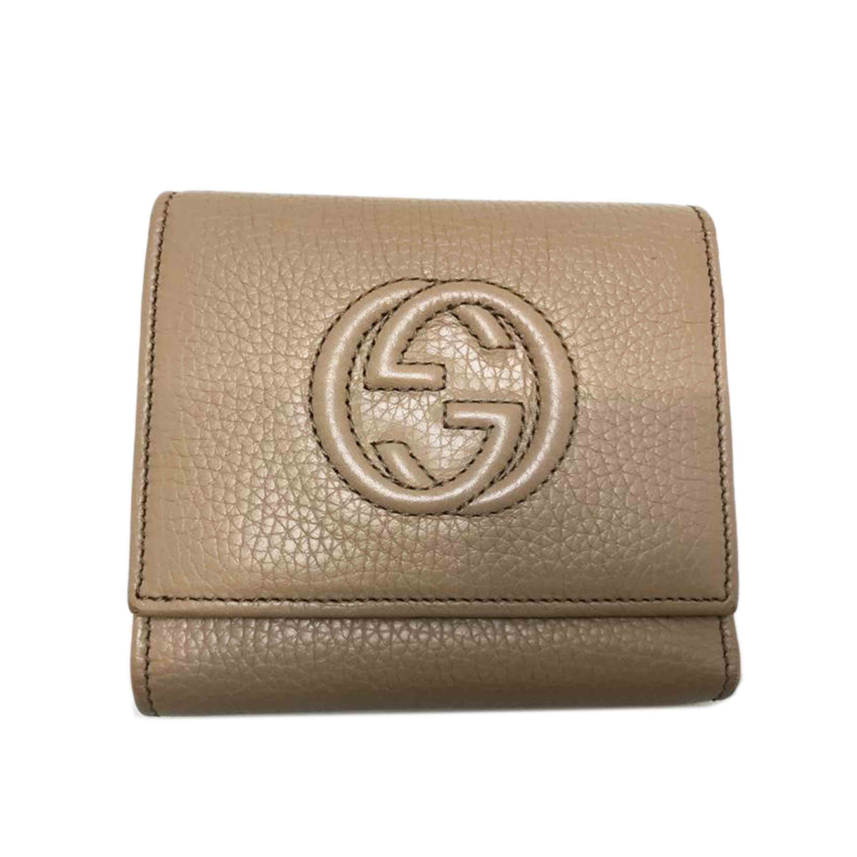 GUCCI グッチ/SOHO インターロッキングG 3つ折り財布/593207//214*/ABランク/51