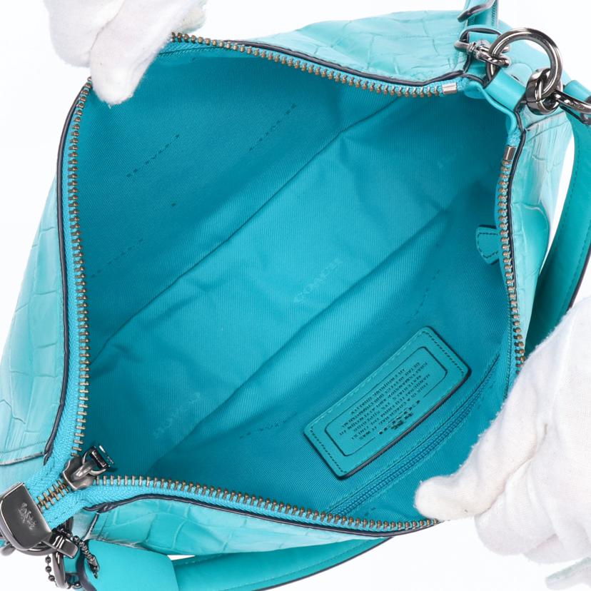 COACH コーチ/クロコ型押し/レザー/2wayショルダー/37733//C16**/ABランク/78