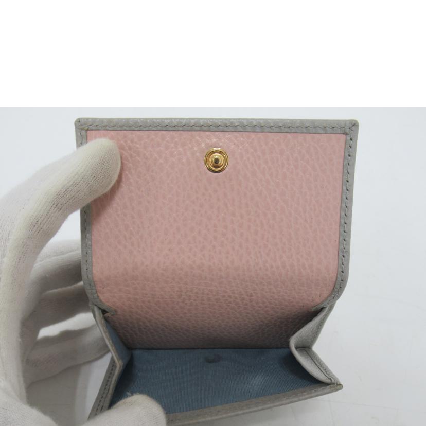 GUCCI/ダブルG 3つ折り財布/735212//534***/Aランク/63