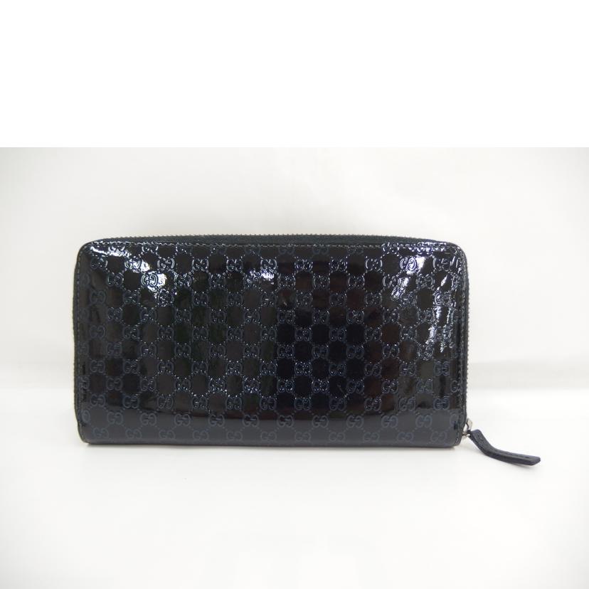 GUCCI グッチ/グッチシマラウンドファスナー/307987//Bランク/82