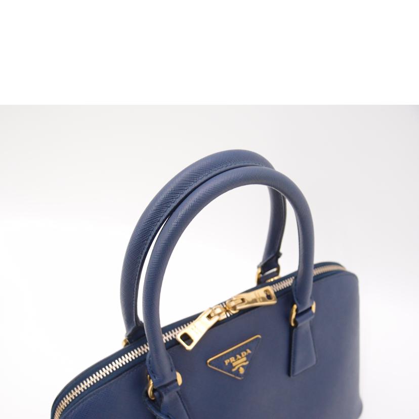 PRADA プラダ/サフィアーノ2wayハンド/ブルー/BL0537//64/ABランク/69