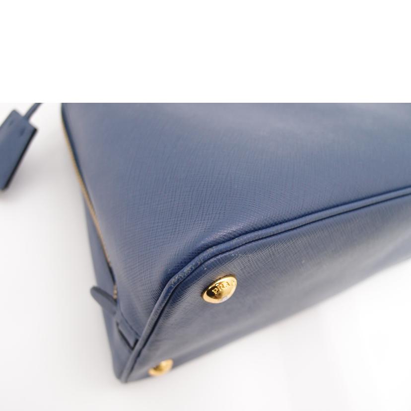 PRADA プラダ/サフィアーノ2wayハンド/ブルー/BL0537//64/ABランク/69