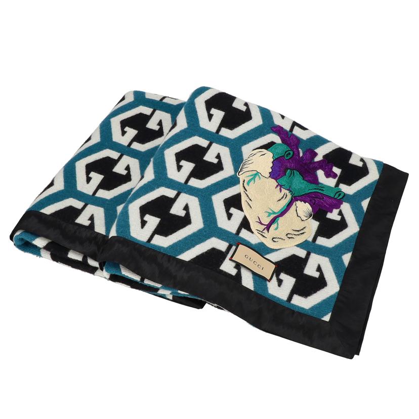 GUCCI/25 グッチ/GUCCI/GGヘキサゴンウールブランケット//サイス***********/ABランク/75